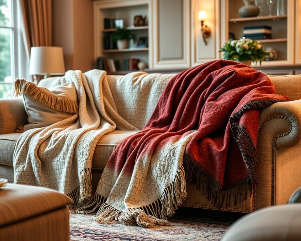 Luxe dekens die warmte en stijl bieden
