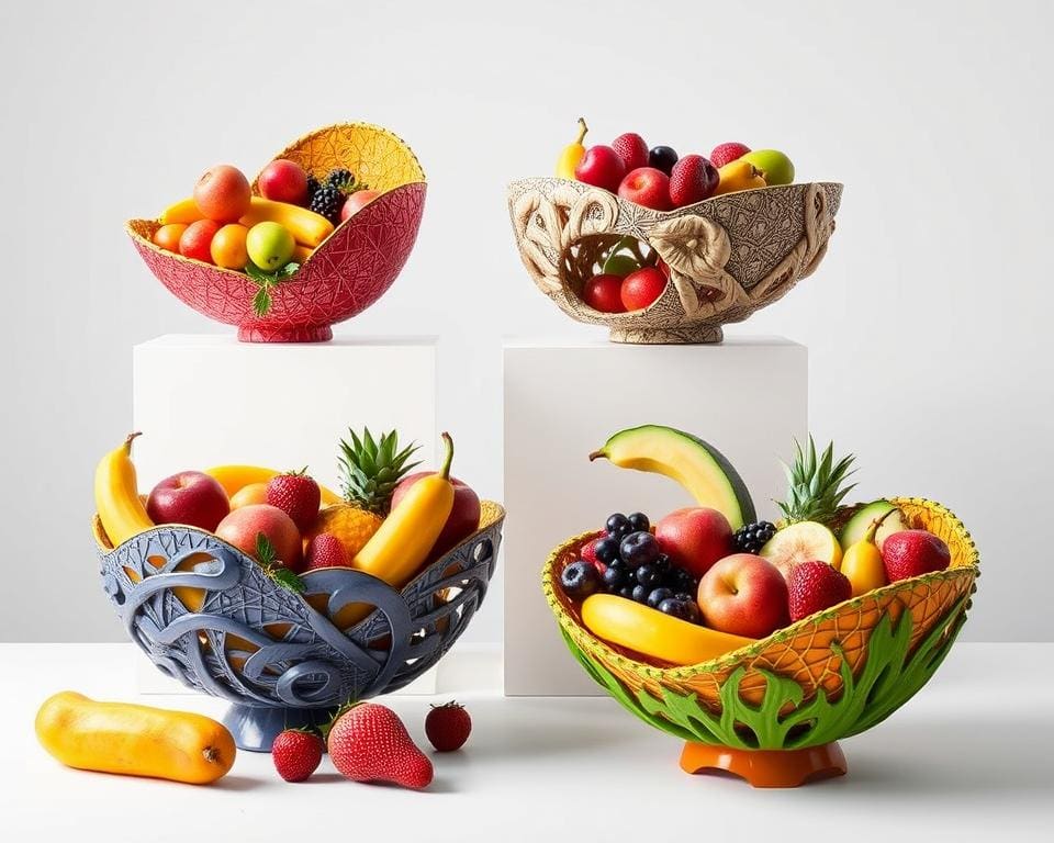 Originele fruitschalen die een statement maken