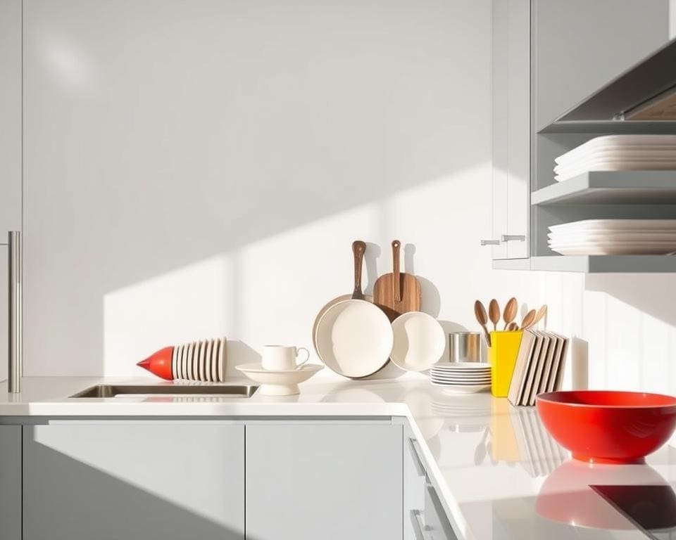 Originele servieshouders voor een strakke keuken