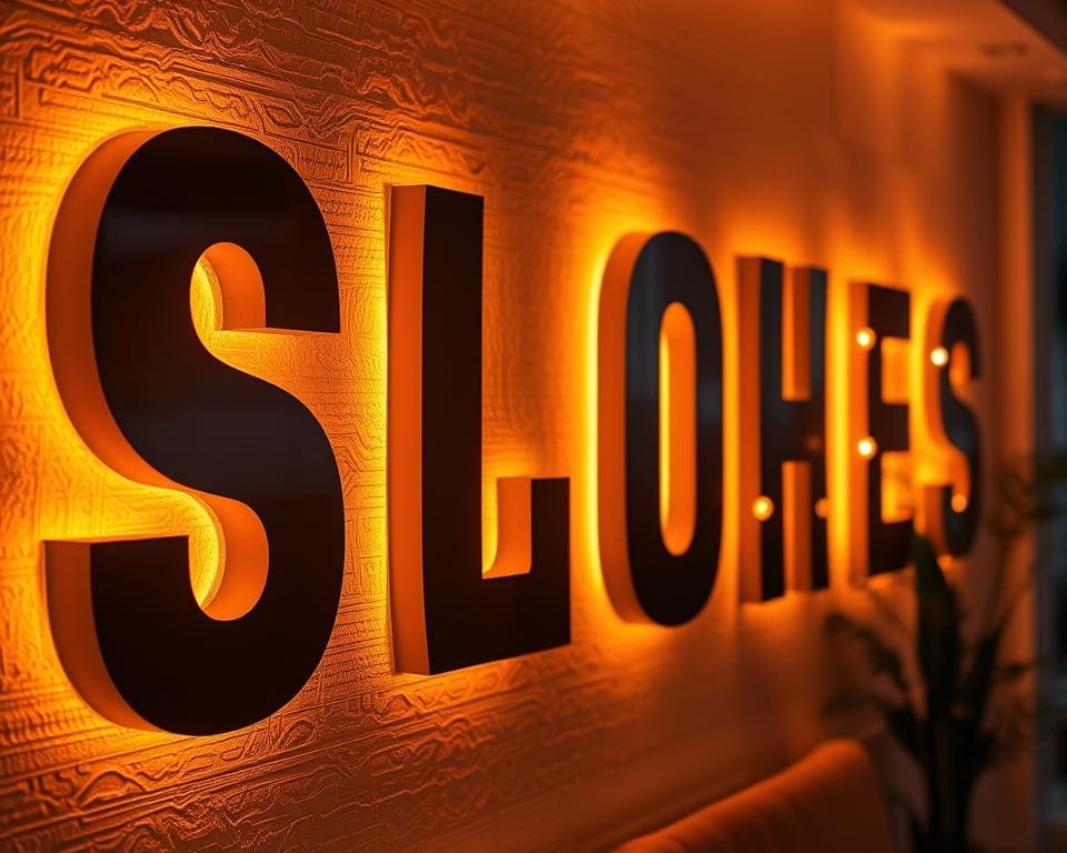 Sfeervolle lichtletters die je muur verlichten
