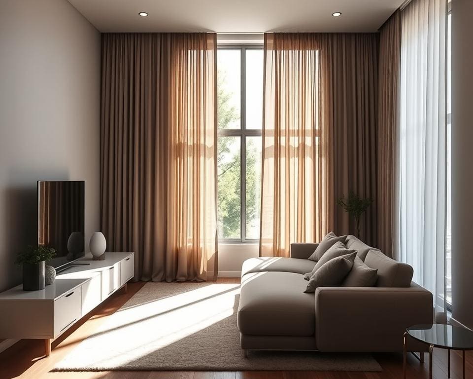 Slimme gordijnen die reageren op zonlicht