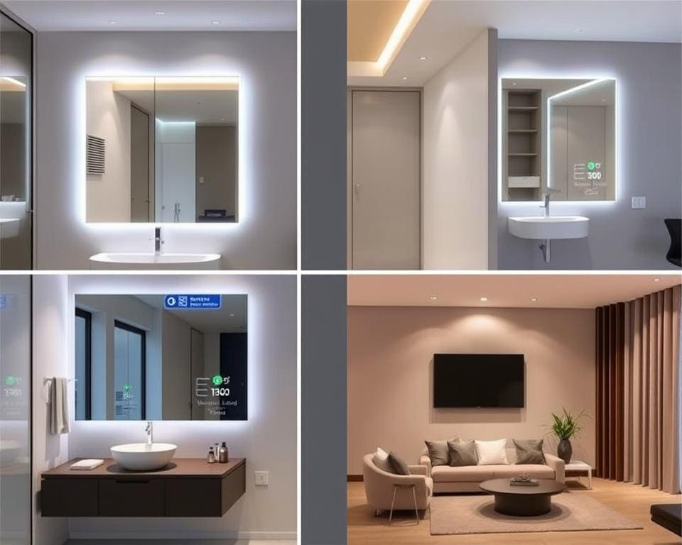 Slimme spiegels met touchbediening voor het hele huis