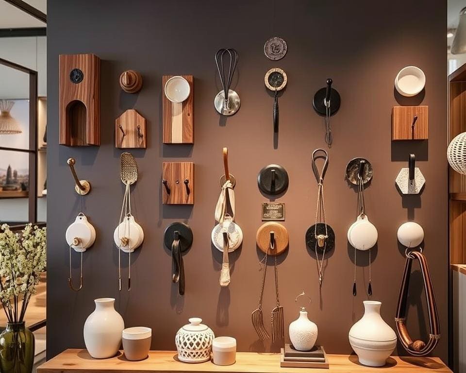 Stijlvolle wandhaken voor extra opbergruimte