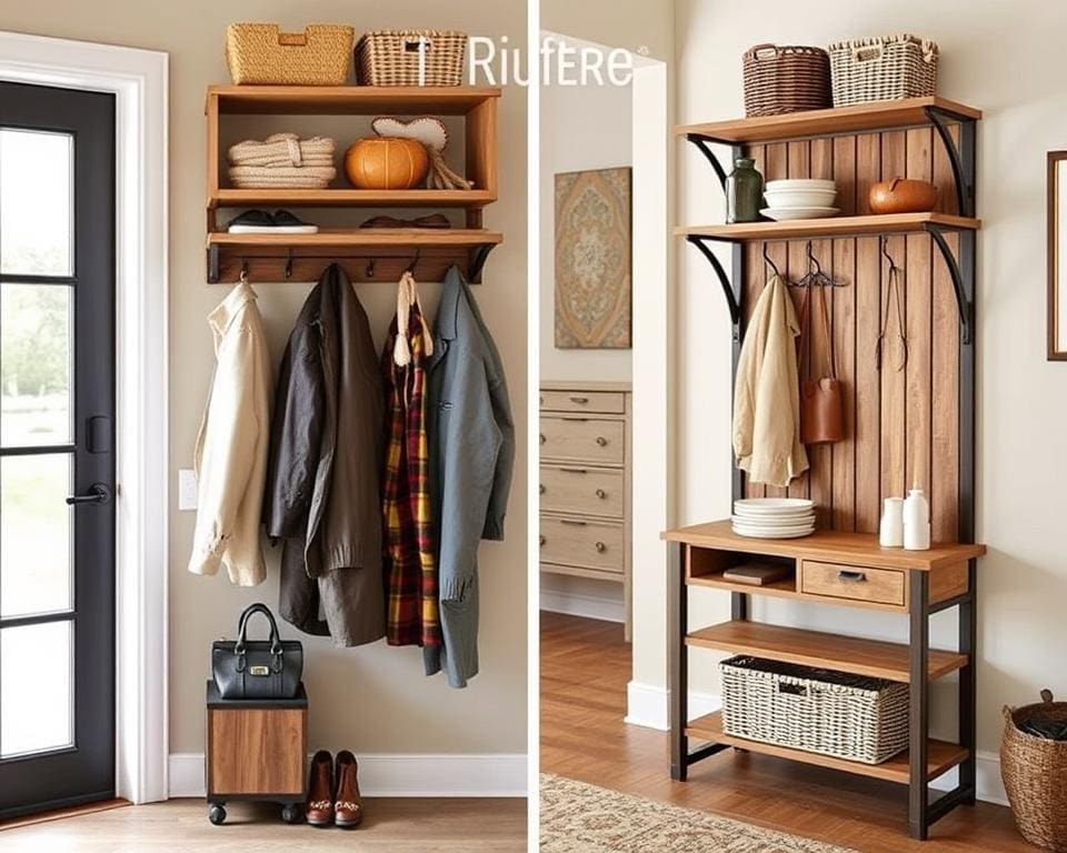 kapstokken met opbergruimte