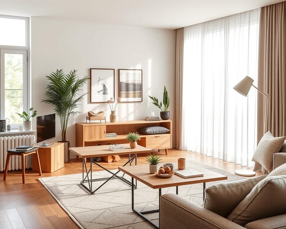 ruimtebesparende inklapbare tafels