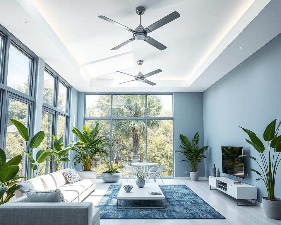 slimme ventilatoren voor een koel huis