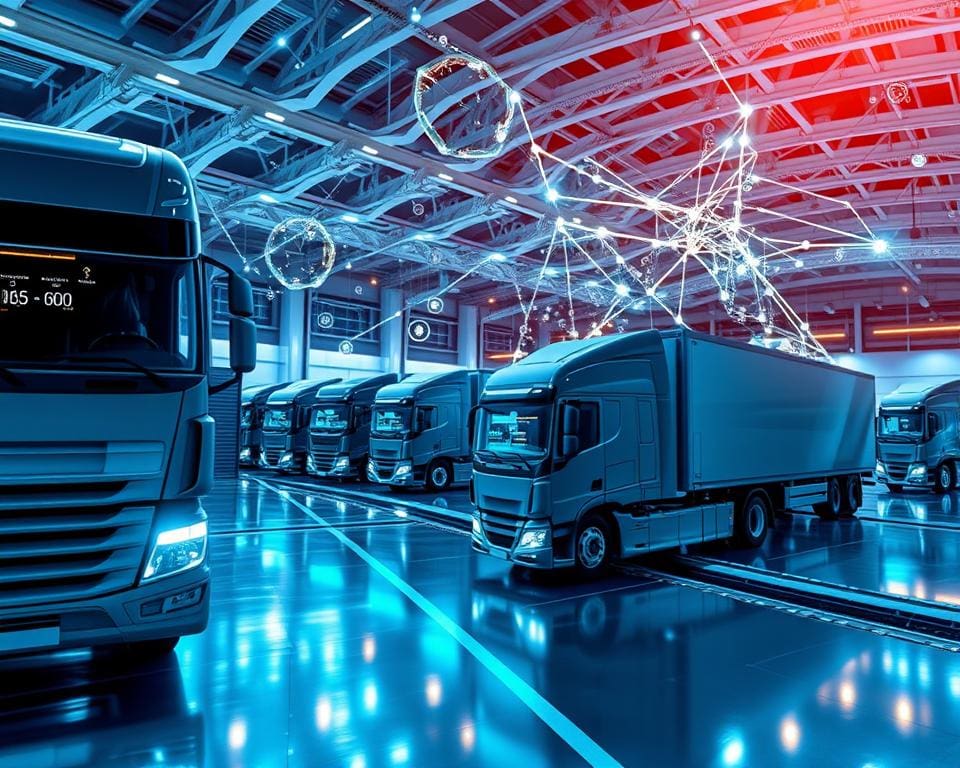 Hoe helpt blockchain in het volgen van vrachtwagens?