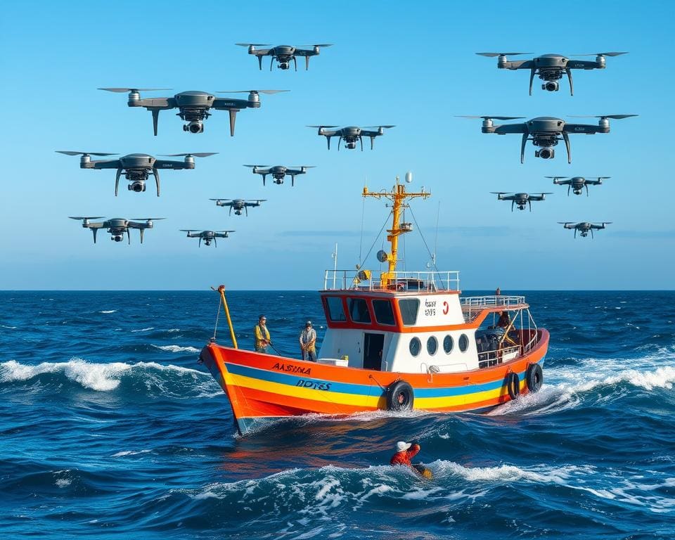 Hoe veranderen drones de visserij-industrie?