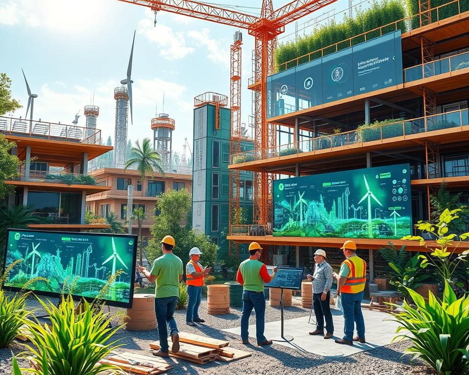 Hoe werkt blockchain in milieuvriendelijke bouwprojecten?