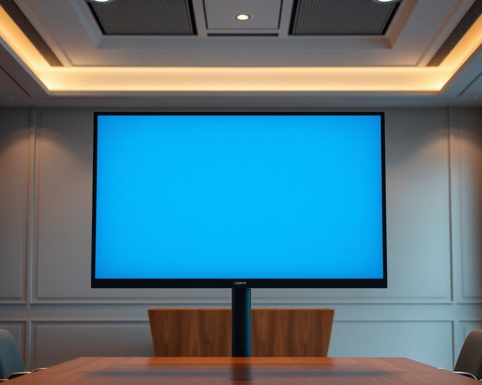 Display systeem dat geschikt is voor elke professionele setting