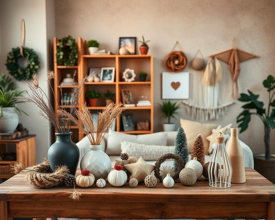 zelfgemaakte decoraties