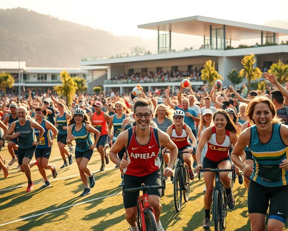 Sportevenementen voor een actieve en gezellige dag