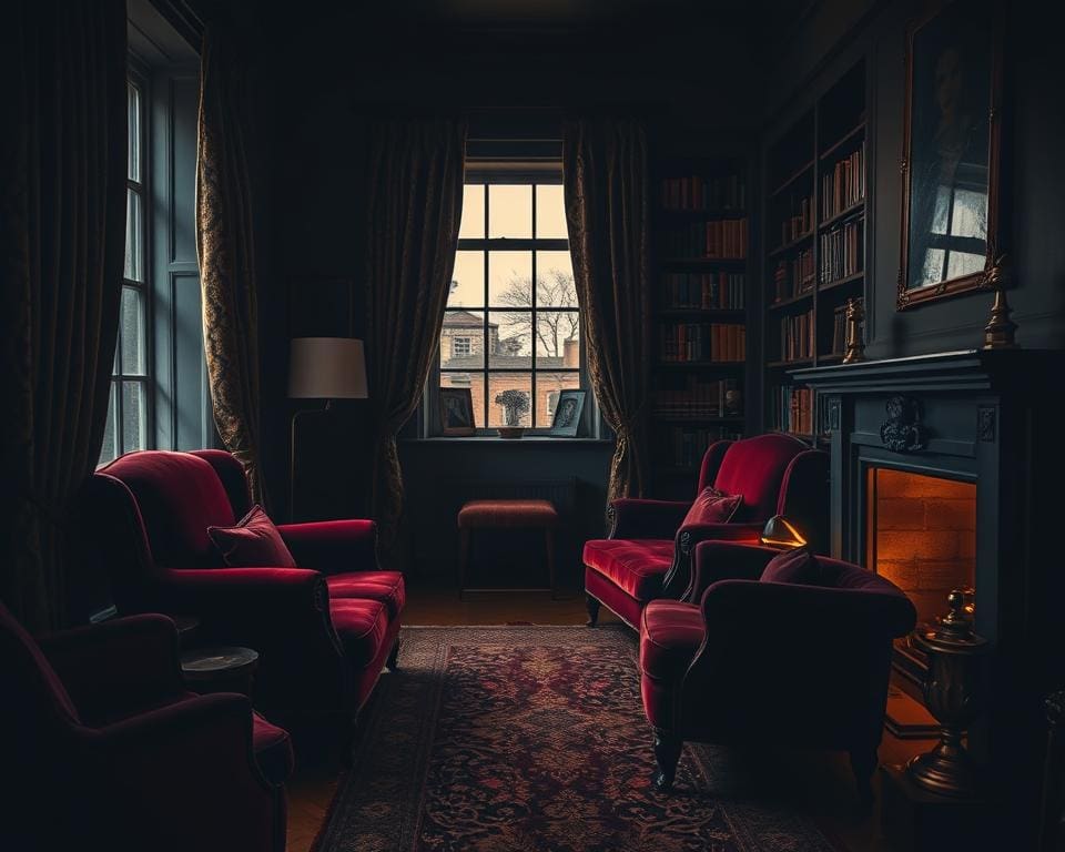 donkere kleuren in kleine ruimtes