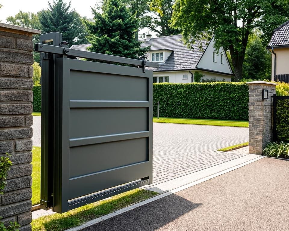 vrijdragende schuifpoort Waregem