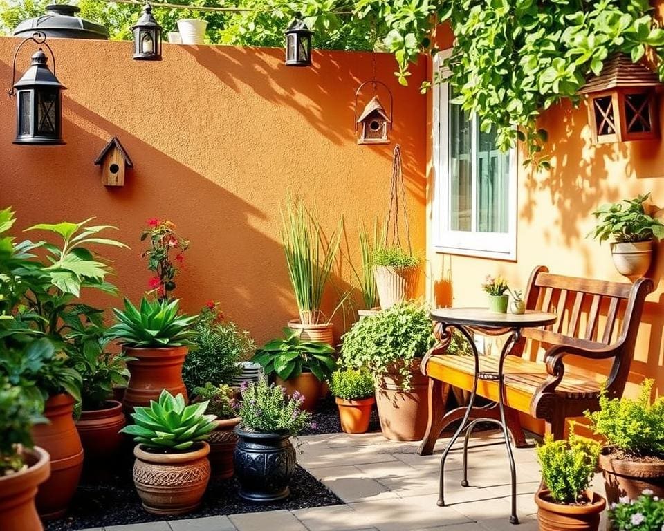 Wat zijn handige tips voor kleine buitenruimtes?