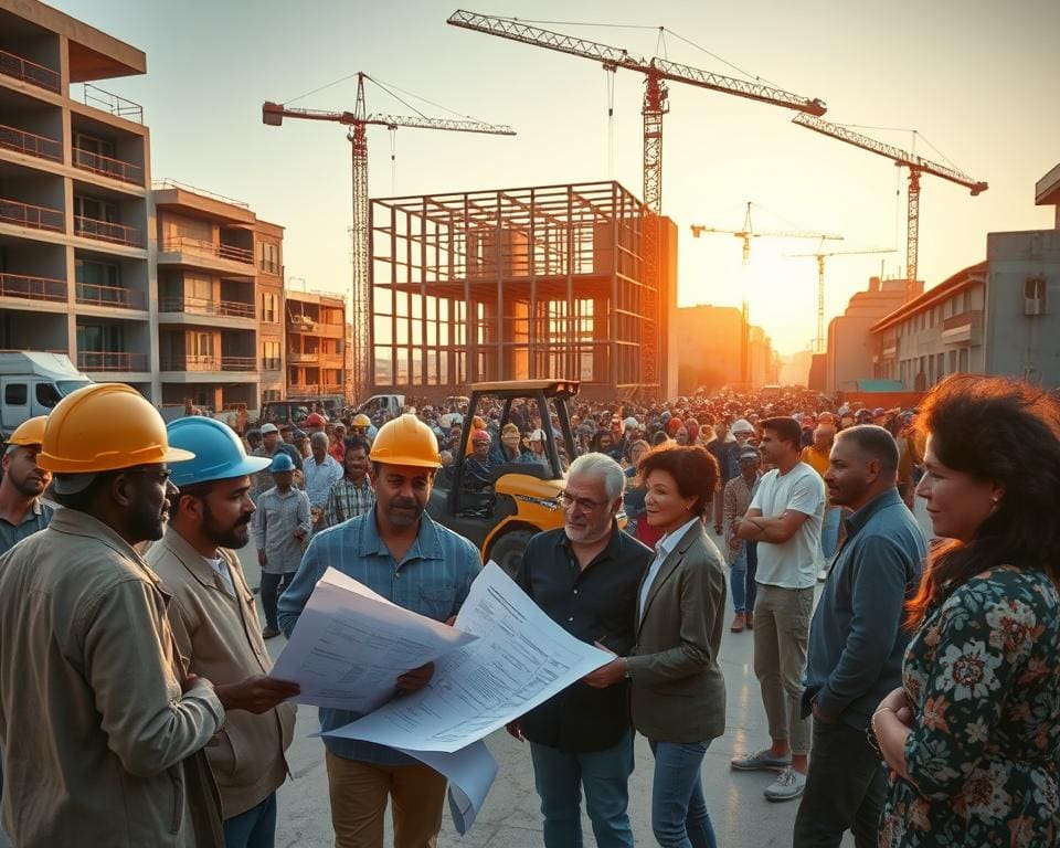 Hoe combineer je buurtparticipatie met bouwlogistiek?