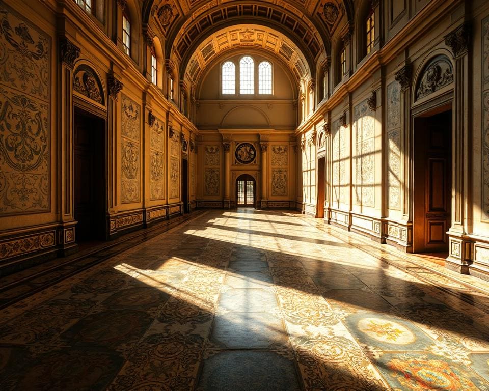 Hoe herstel je tegeltableaus in monumentale gangen?