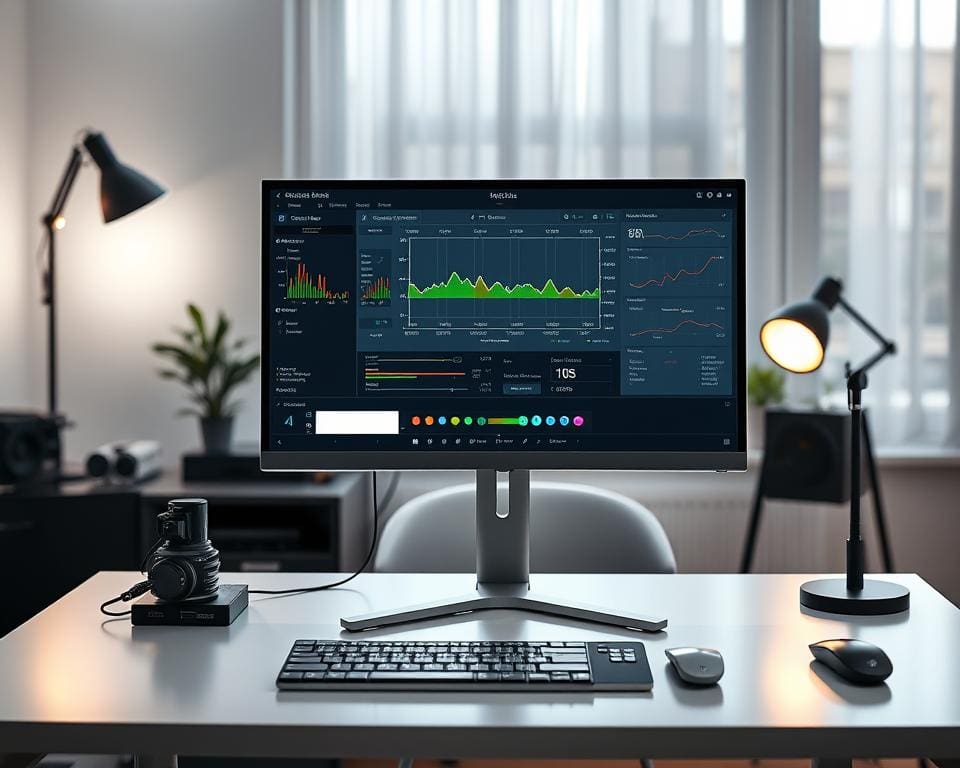 Hoe meten ze je scherm bij een kalibratie?