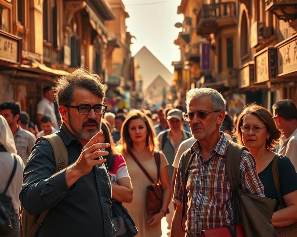 Is het veilig reizen met een lokale gids in Egypte?
