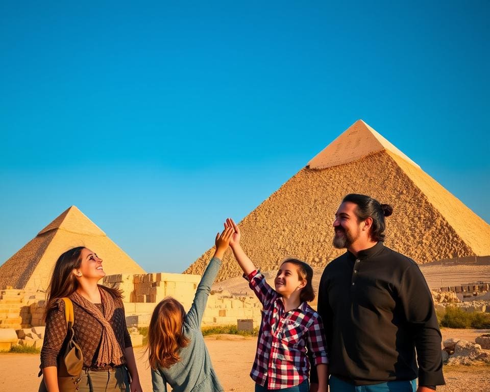 Kun je met kinderen naar de piramides van Gizeh?