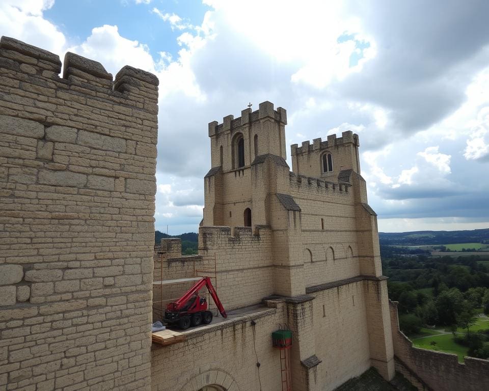 Wat vraagt restauratie van Franse abdijmuren?