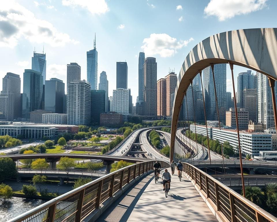 duurzame brugconstructies stad