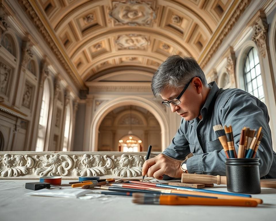 herstelmethoden voor beschadigde ornamenten