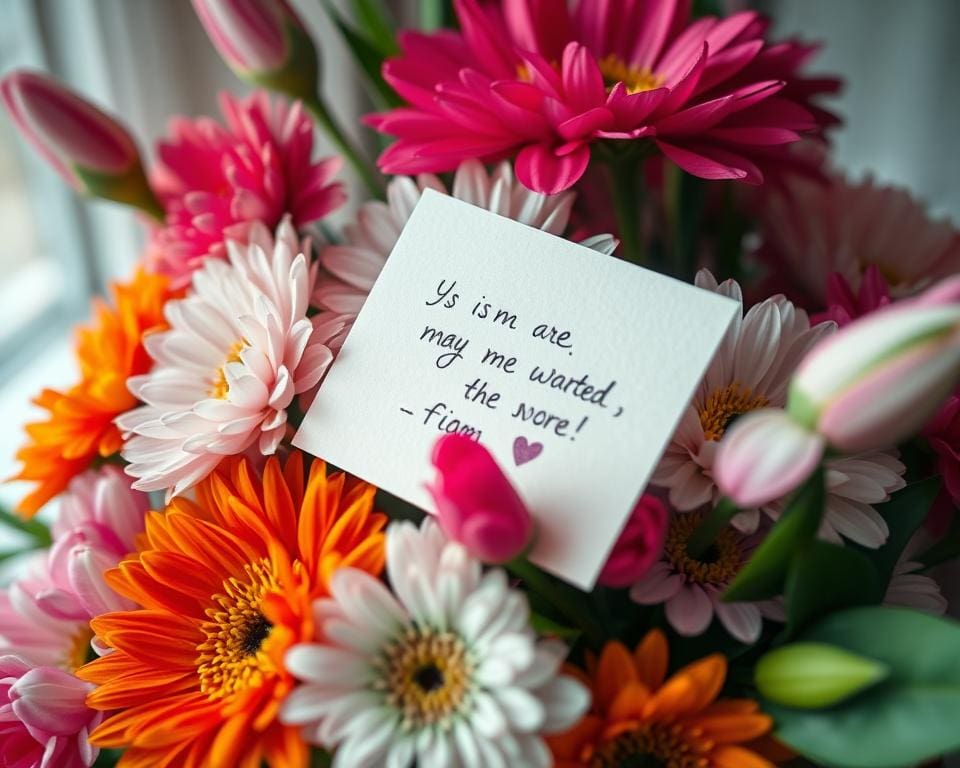Bestel je bloemen liever met of zonder kaart?