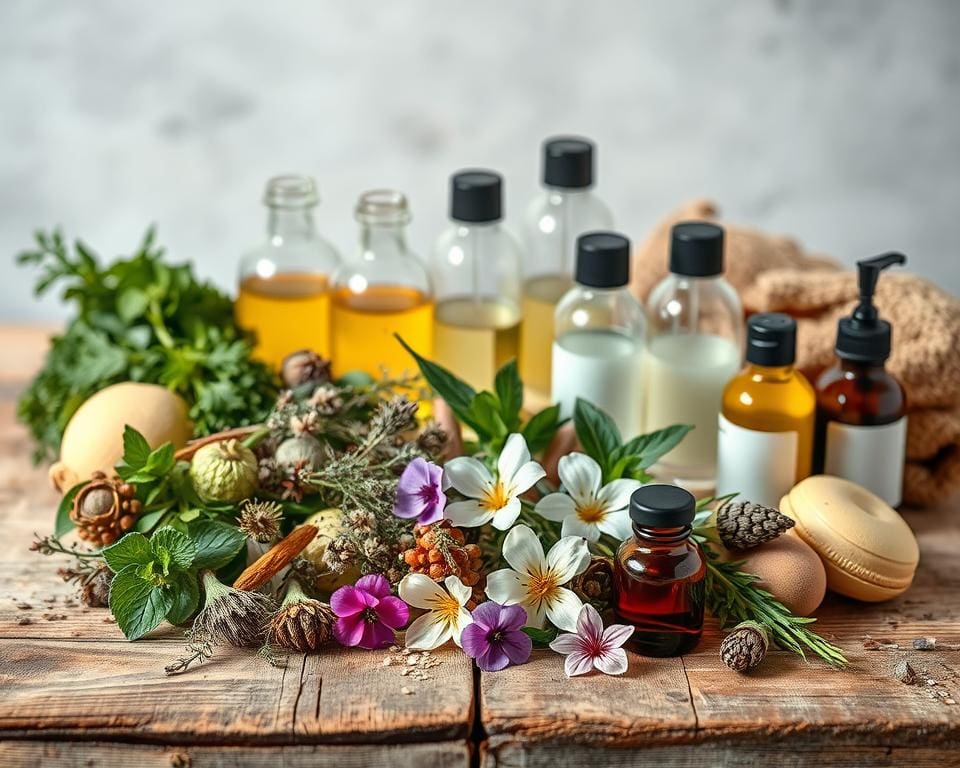 Ingrediënten natuurlijke verzorgingsproducten