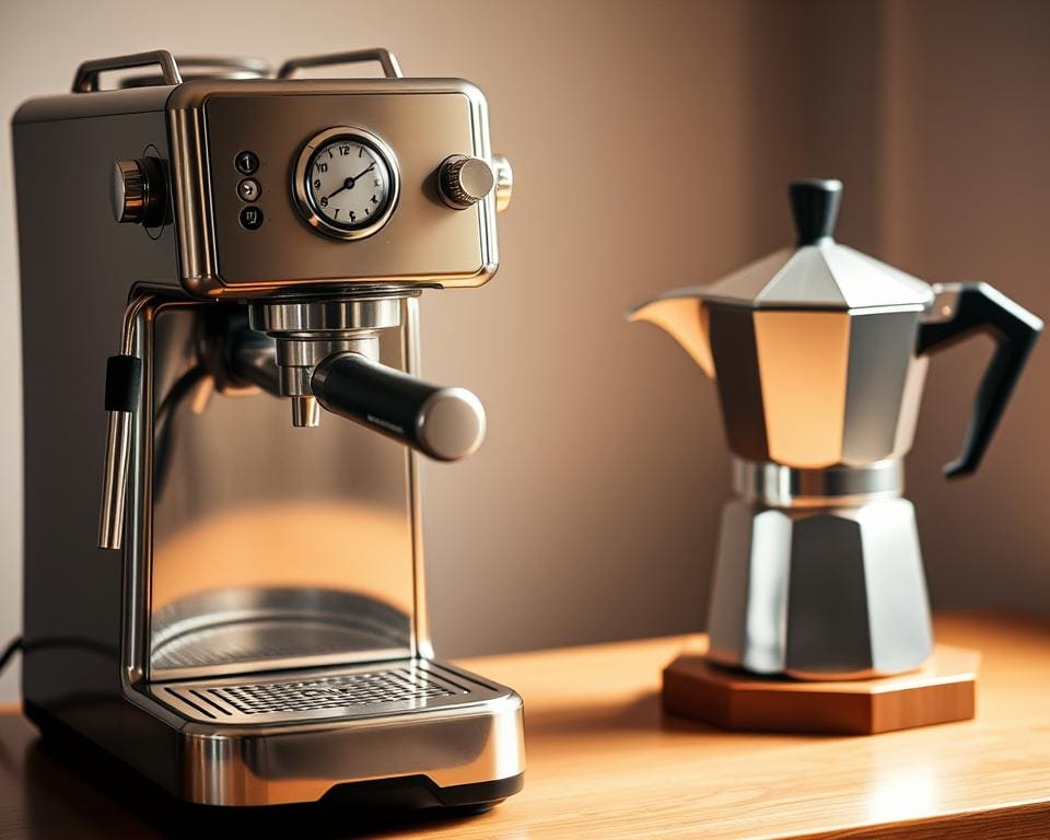 Hoe verhoudt Bialetti zich tot moderne espressomachines?