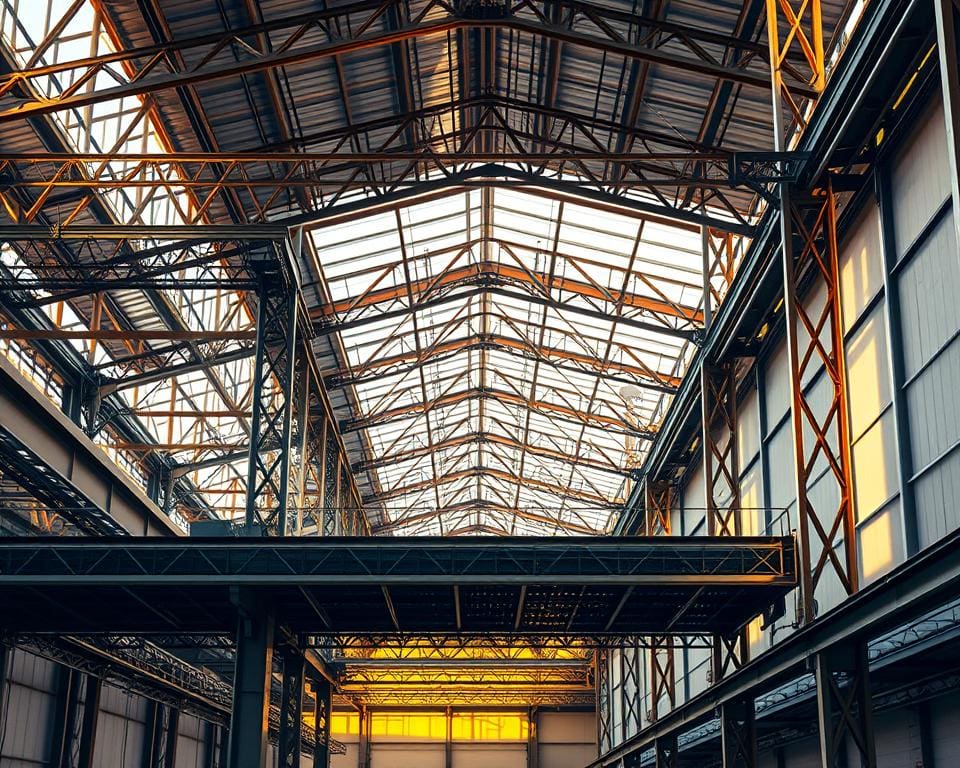 Hoogwaardige staalconstructies voor bedrijfshallen