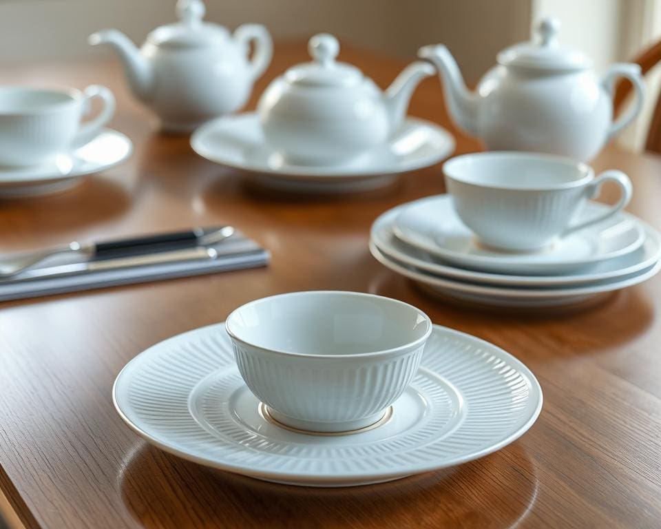 hoge kwaliteit en klassieke elegantie van Pillivuyt servies