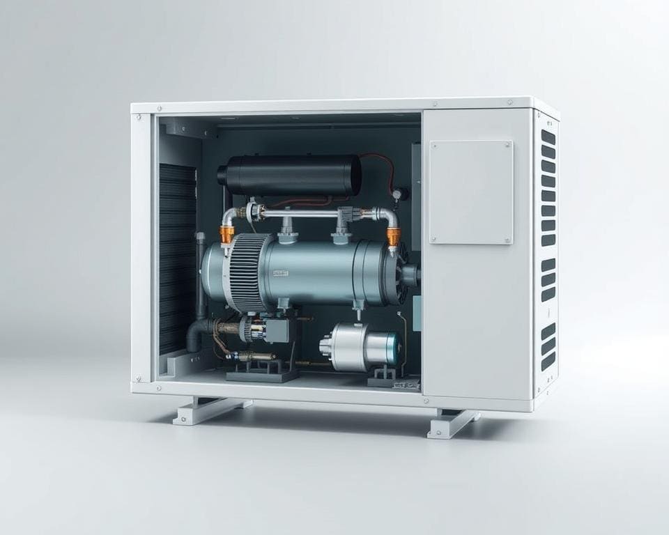 componenten hybride warmtepomp