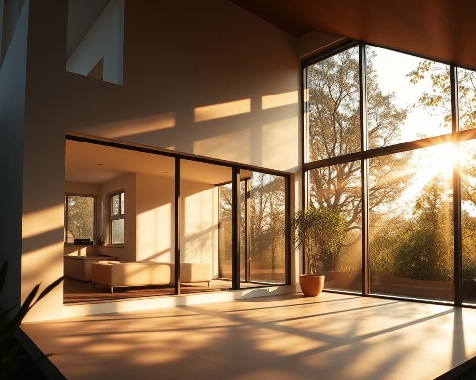 Wat maakt een woning verbonden met buitenlicht?