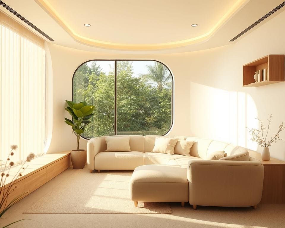 Welke kleuren geven high-tech interieurs zachtheid?