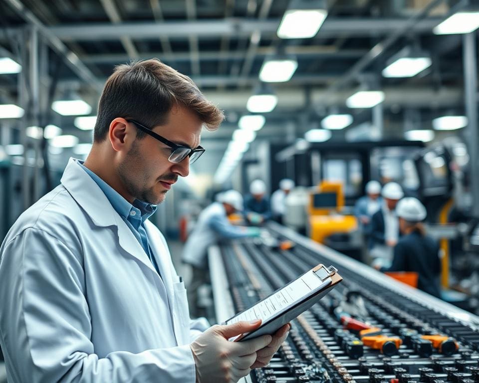 Hoe ondersteunt een kwaliteitsinspecteur productieprocessen?