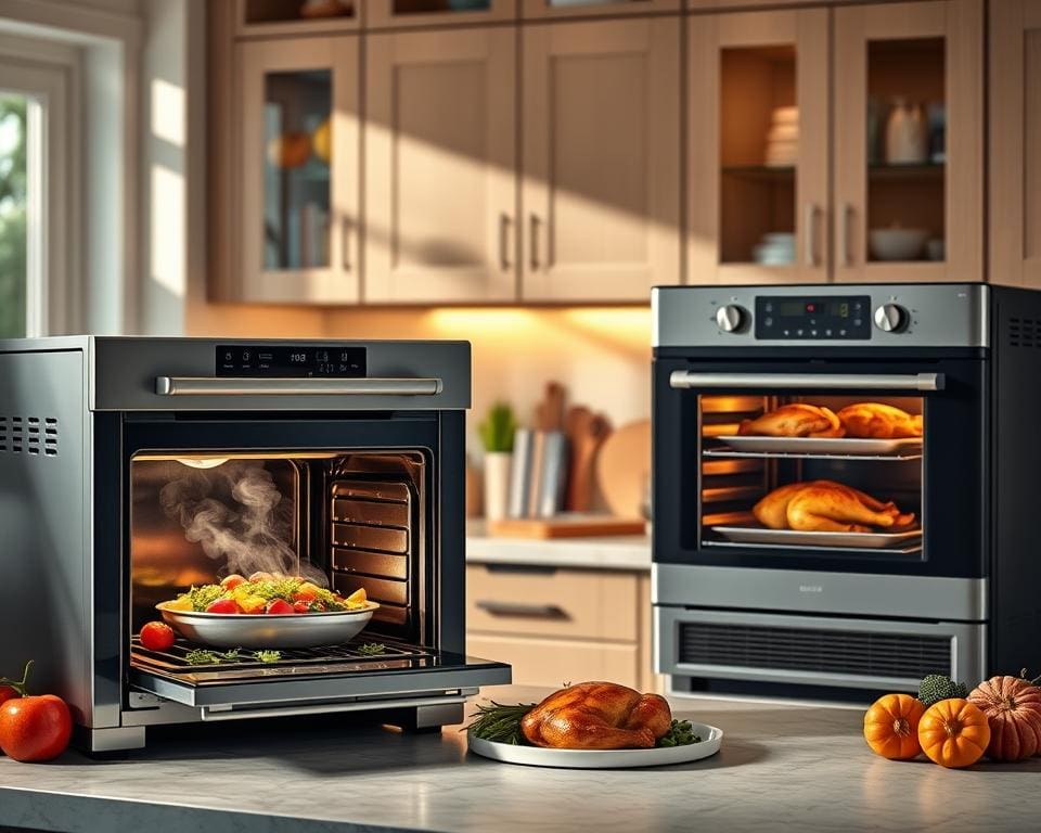 Wat is het verschil tussen een stoomoven en combi-oven?