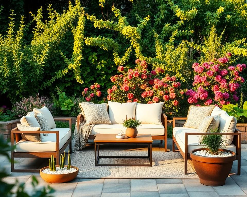 Wat maakt een loungeset geschikt voor tuin en terras?