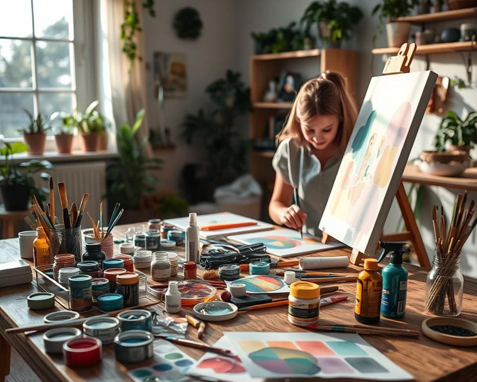 Wat maakt schilderen of knutselen zo rustgevend?