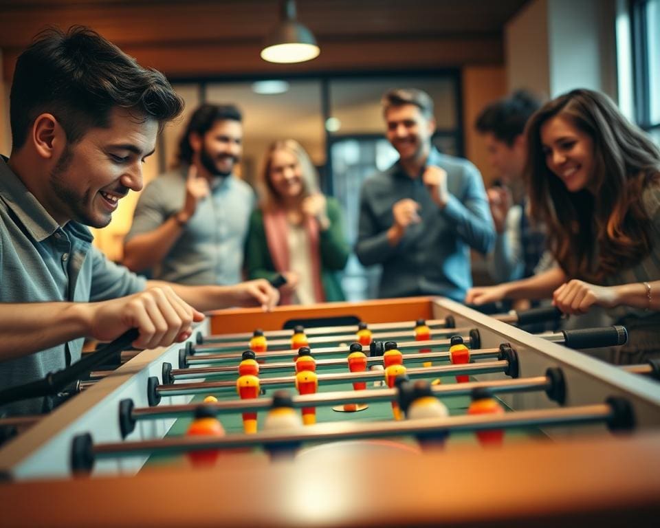 Wat maakt tafelvoetbal spelen zo leuk met vrienden?