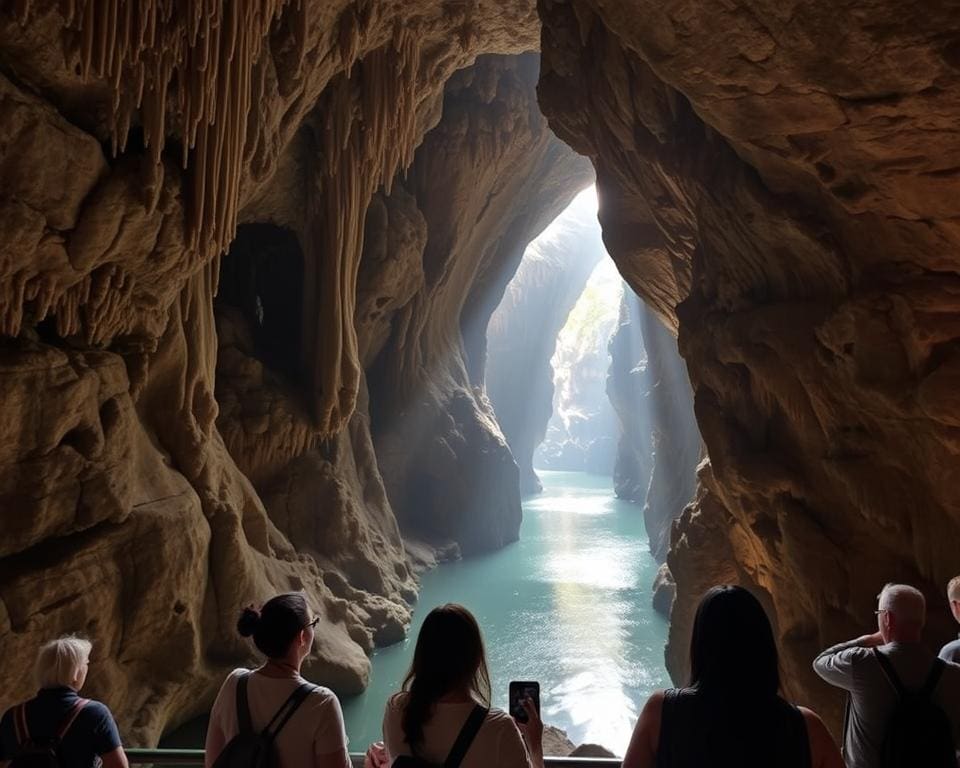 Bezoek aan de Grotten van Han