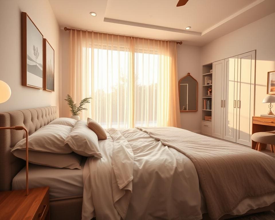 Hoe richt je een slaapkamer rustgevend in?