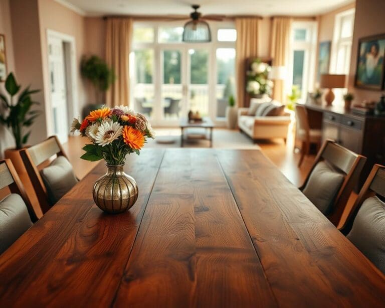 Wat maakt een houten eettafel zo populair in interieurs?