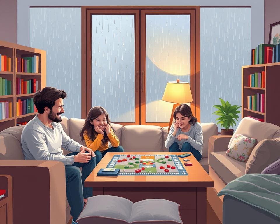 Wat zijn leuke indoor activiteiten bij regen?