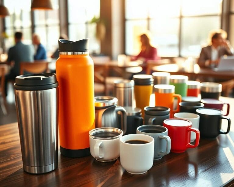 koffiebekers onderweg