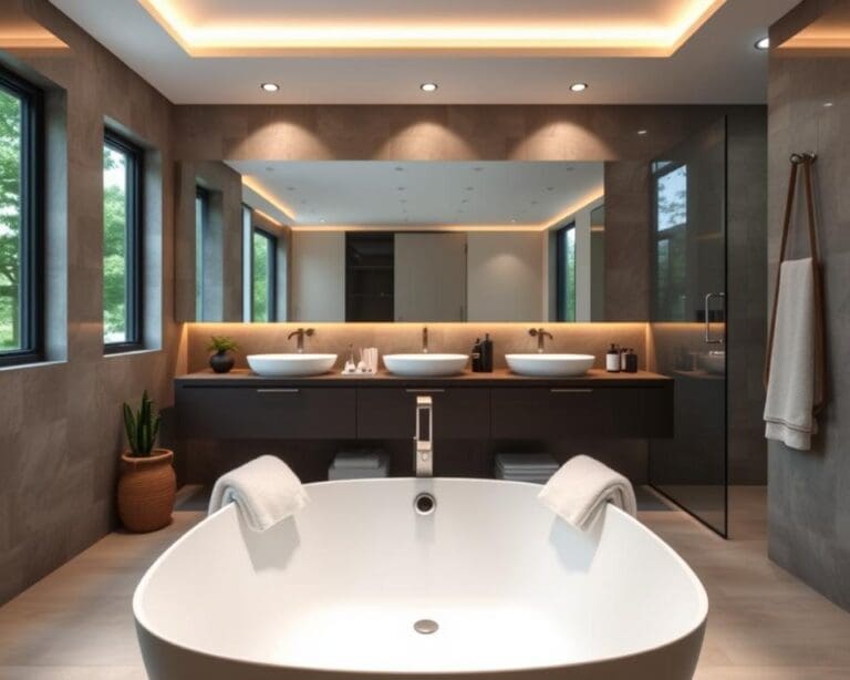 moderne badkamer