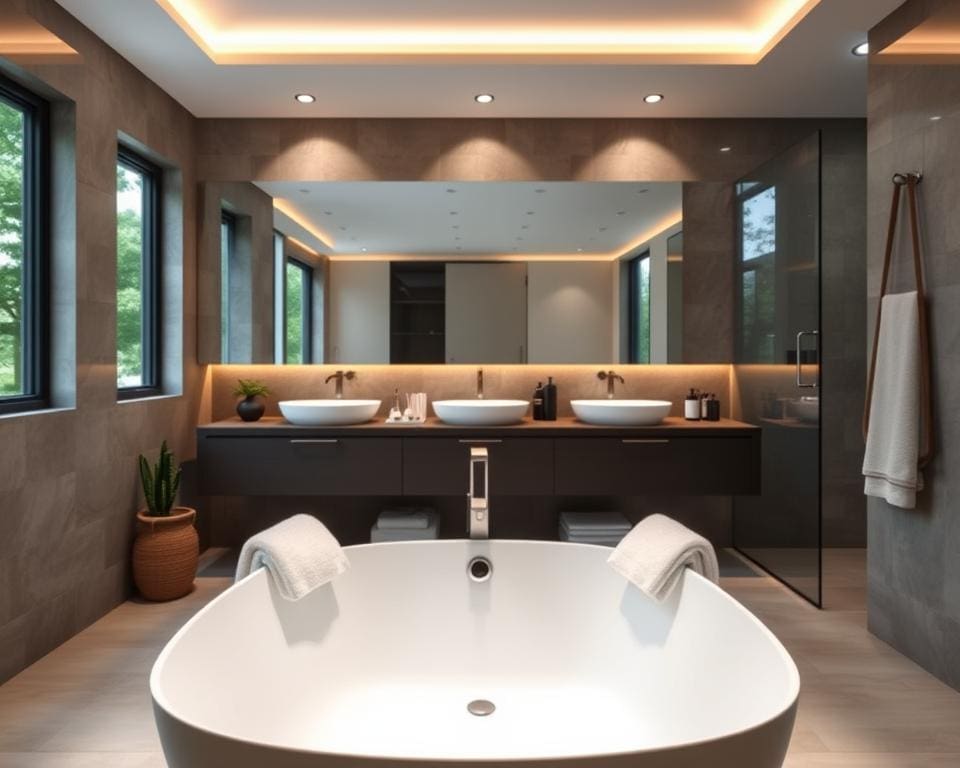 moderne badkamer
