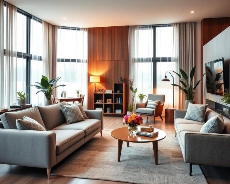 split-level woonkamer